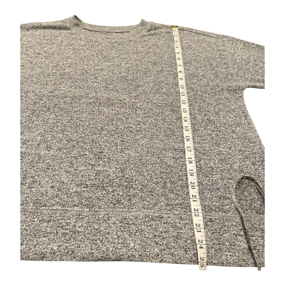 Lucky Brand Gray Knit Pullover Sweater XXL Runs Small Cozy Stretch - Picture 6 of 7